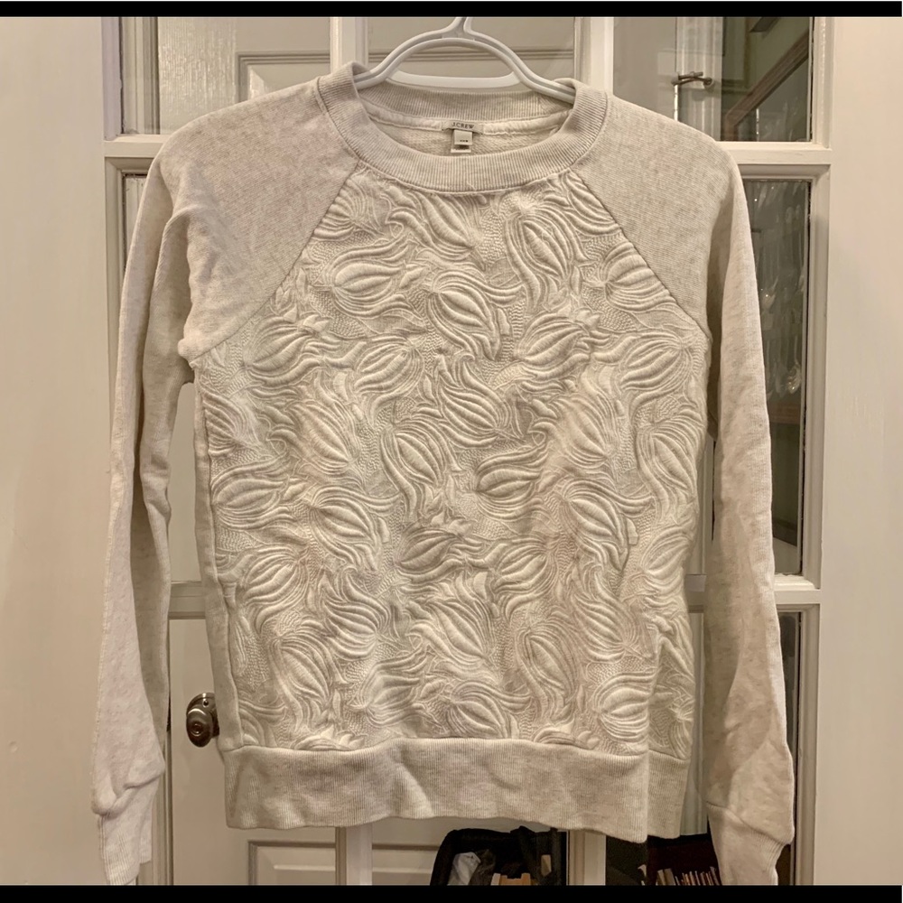 White J. Crew sweater